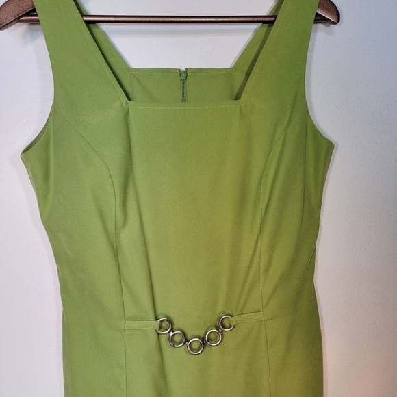 Farouche vintage dress with matching blazer. Bright green. Size 8. - Picture 11 of 14